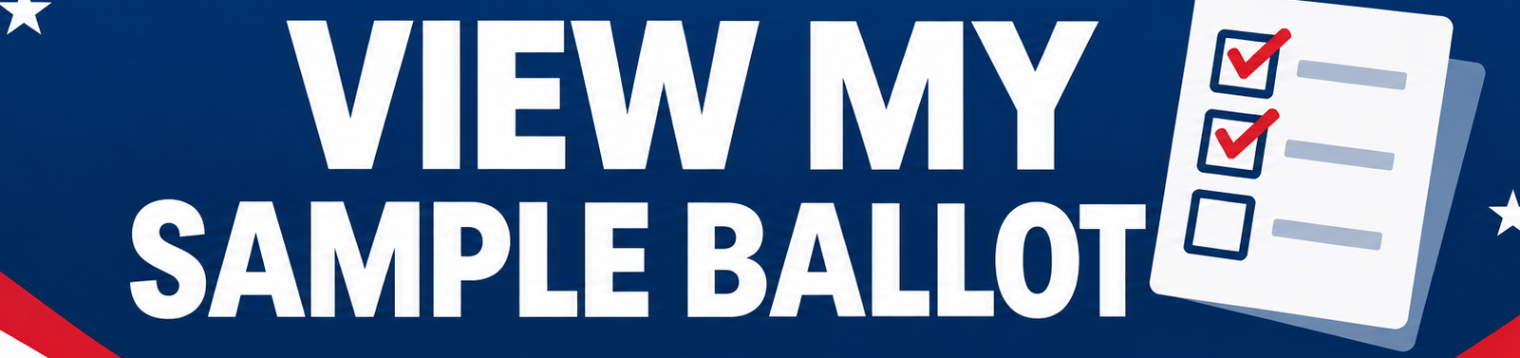 View My Sample Ballot Banner Graphic